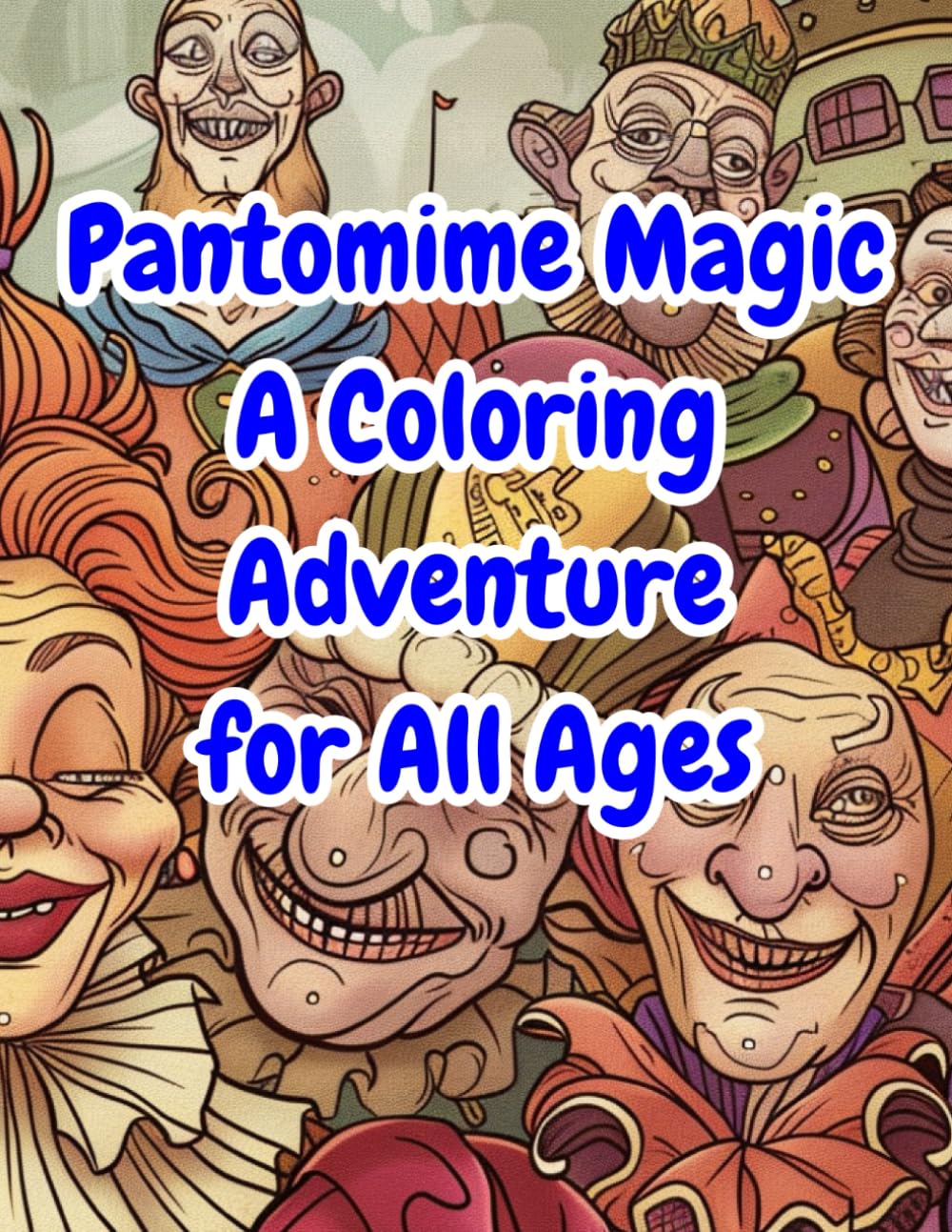 Pantomime Magic A Coloring Adventure for All Ages