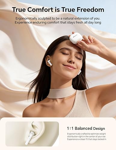 Miniatura 9 de Auriculares Bluetooth inalámbricos verdaderos: auriculares Bluetooth ultraligeros para comodidad durante todo el día, auriculares TWS impermeables