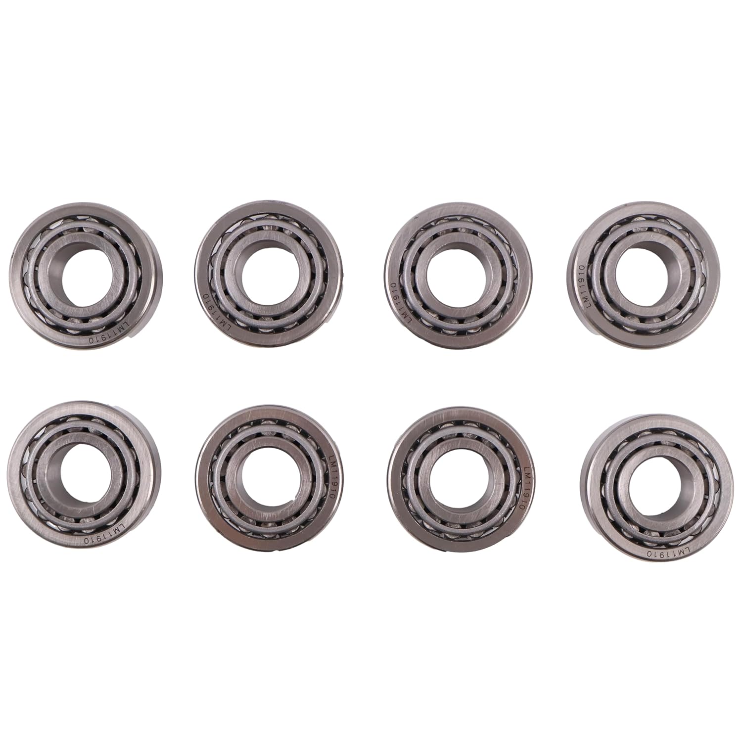 DVPARTS 8 PCS Tapered Roller Bearing LM11949 LM11910 Compatible with Axles Trailer Wheel