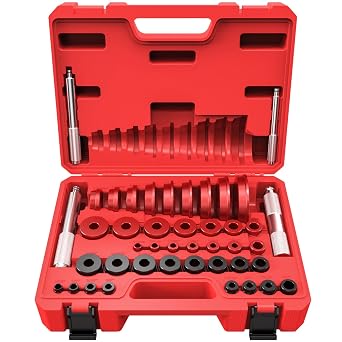 Marvelity 43 Piece Bearing Press Kit | Bearing Race & Seal Driver Set, Professional Seal Driver Installer Tool, Heavy-Duty, For Automotive & Machinery Repair