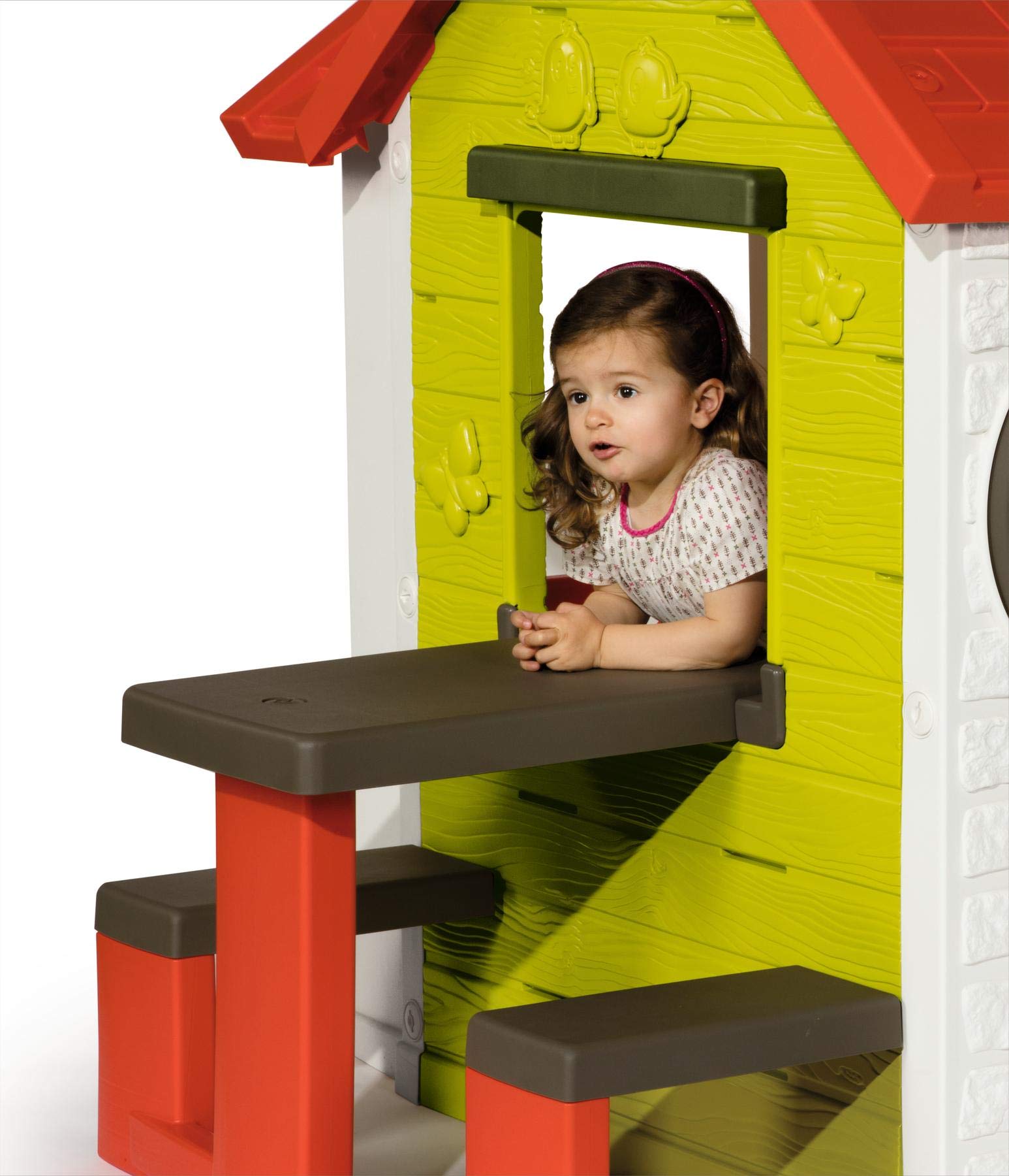 smoby friends playhouse with picnic table