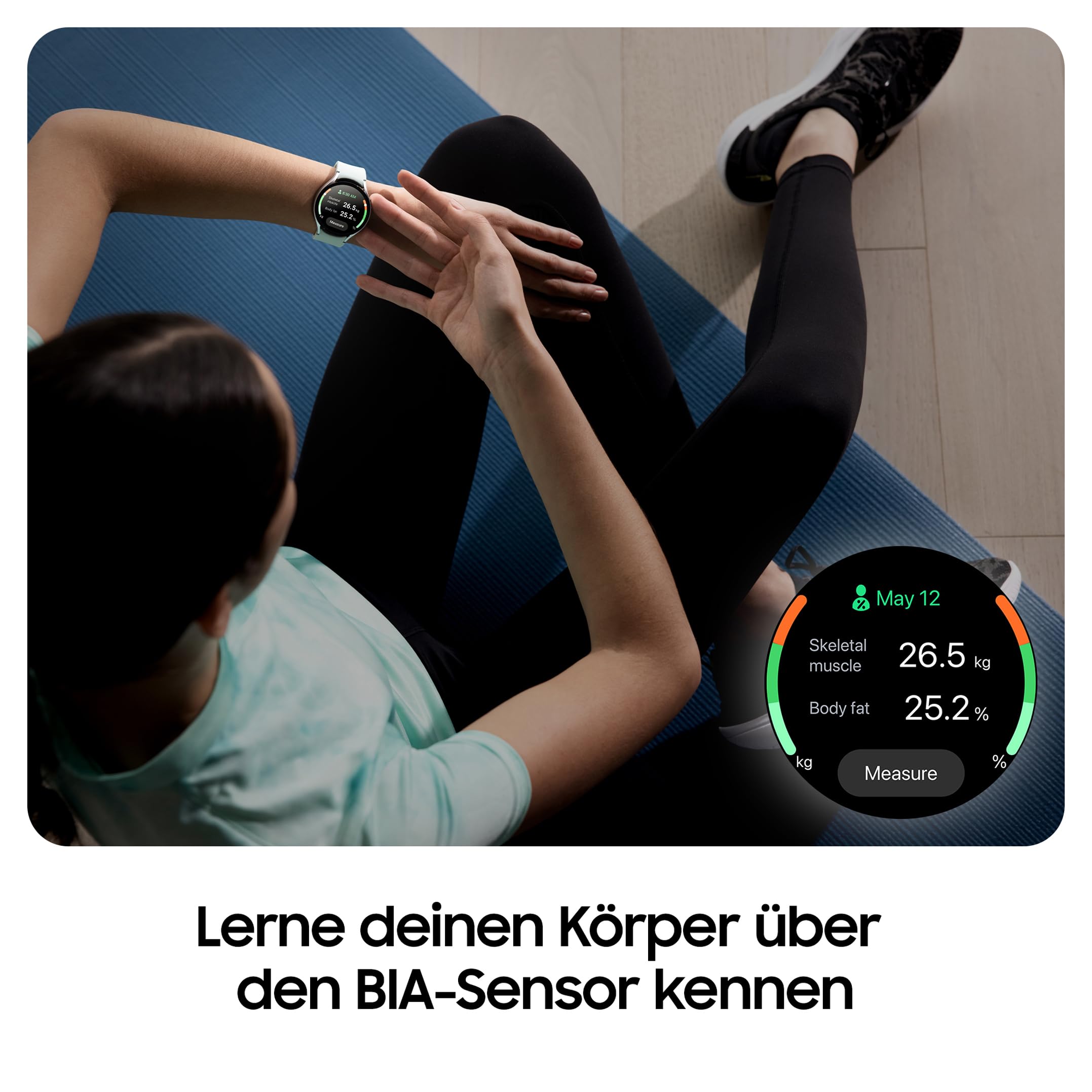 Samsung Galaxy Watch6 Smartwatch, Gesundheitsfunktionen, Fitness 