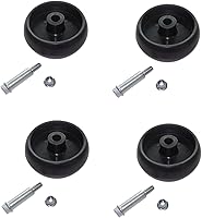 Vista 1 de Nuevo cuatro (4) john deere Deck ruedas EZ Track zeroturn Z255 Z335 Z335 W/Tornillo y tuerca