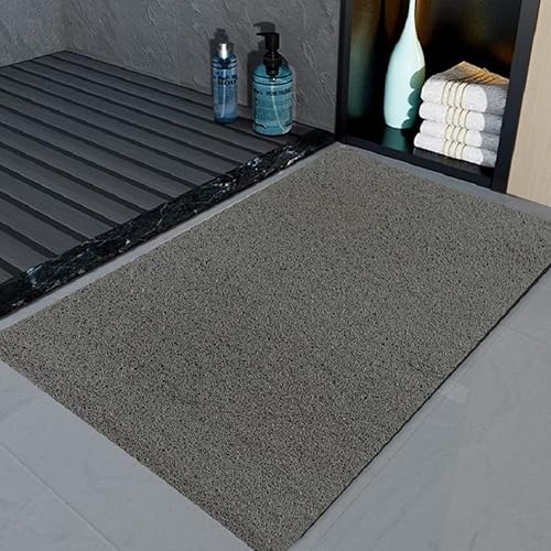 Miniatura 7 de HJJKKH Tapete de baño antideslizante de 23.6 x 35.4 pulgadas, cómodo tapete de baño, de secado rápido, antideslizante, de cloruro de polivinilo,