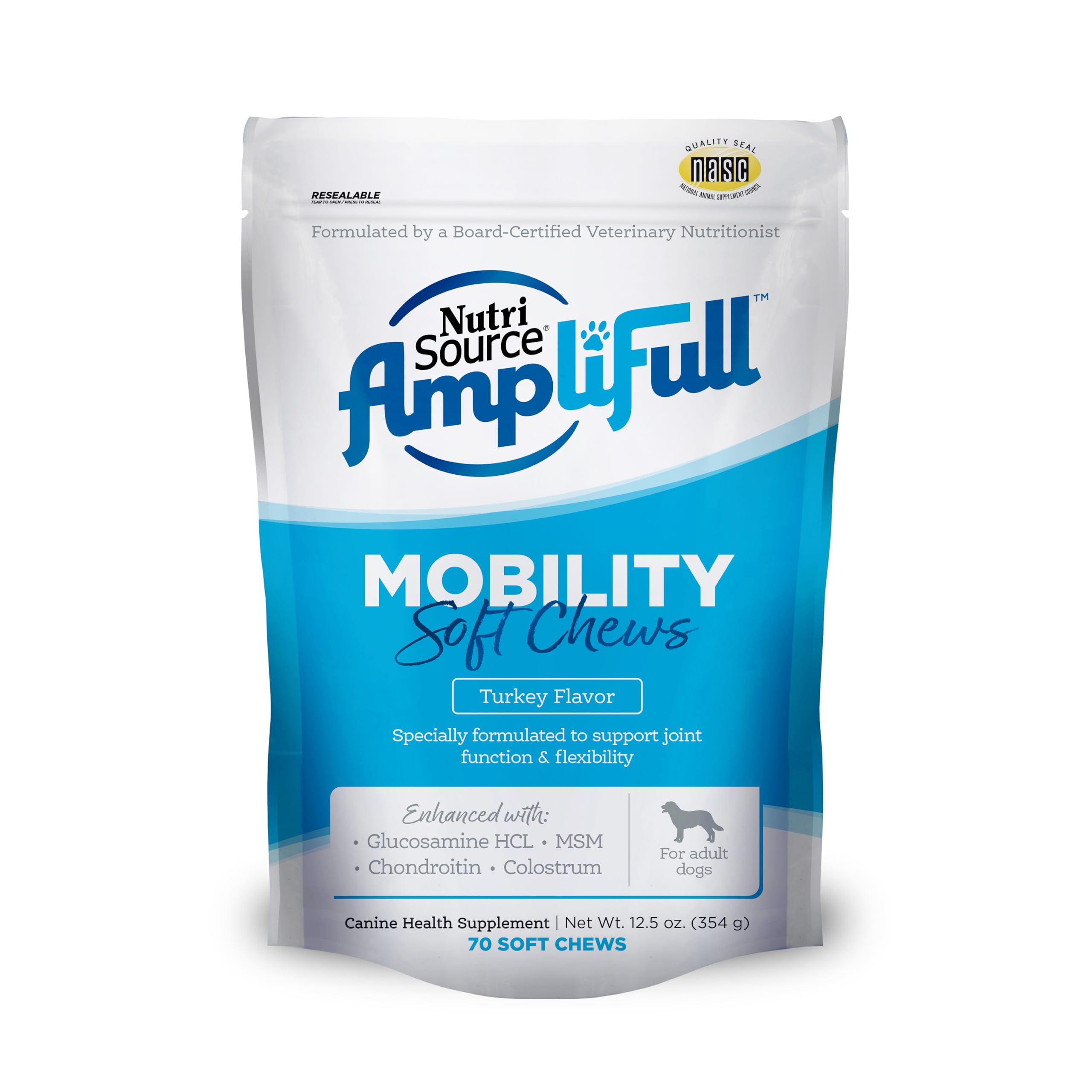 Amazon.com : NutriSource AmpliFull Turkey Flavor Mobility Soft