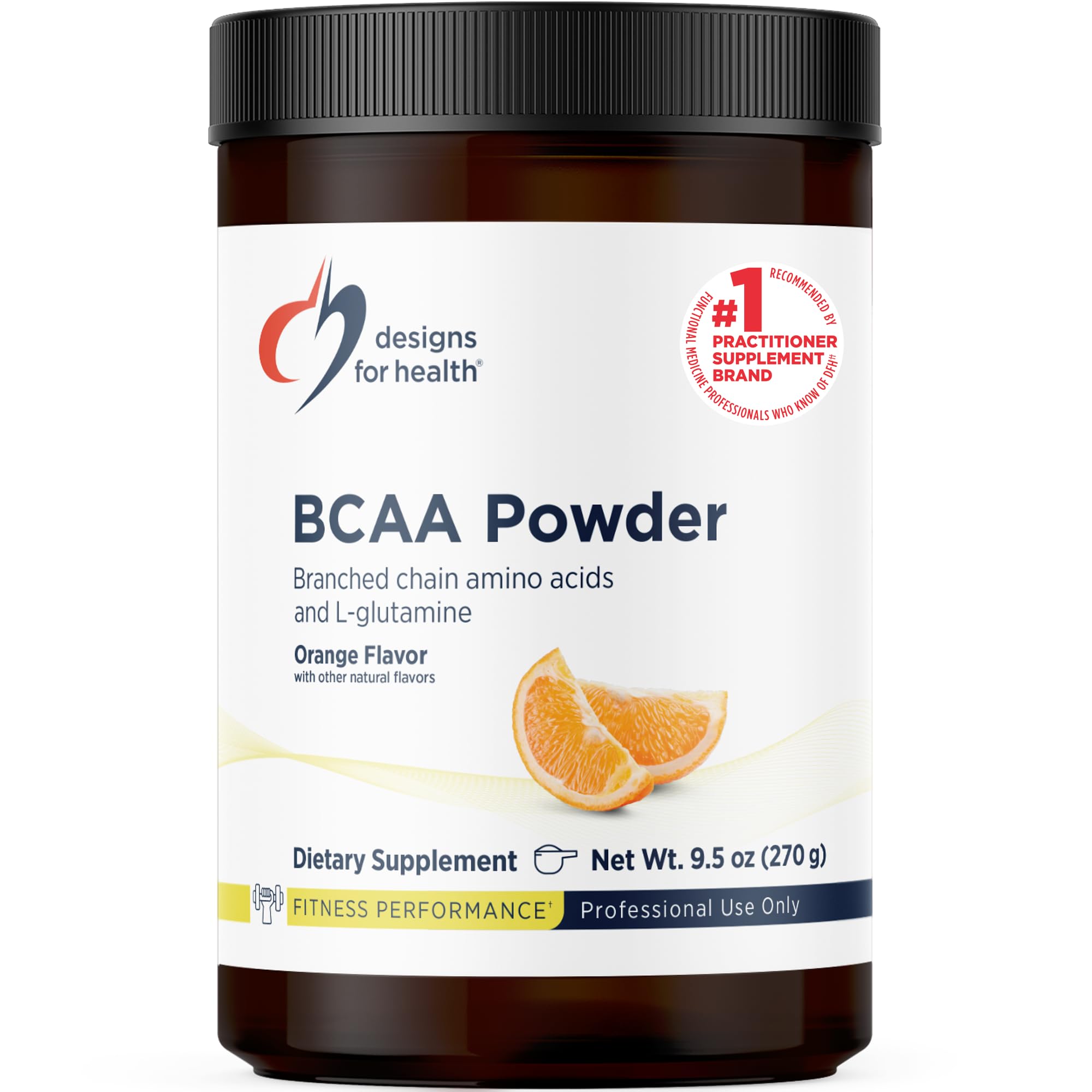 Designs for Health BCAA Powder with L-Glutamine, 9.5 oz, 30 Servings