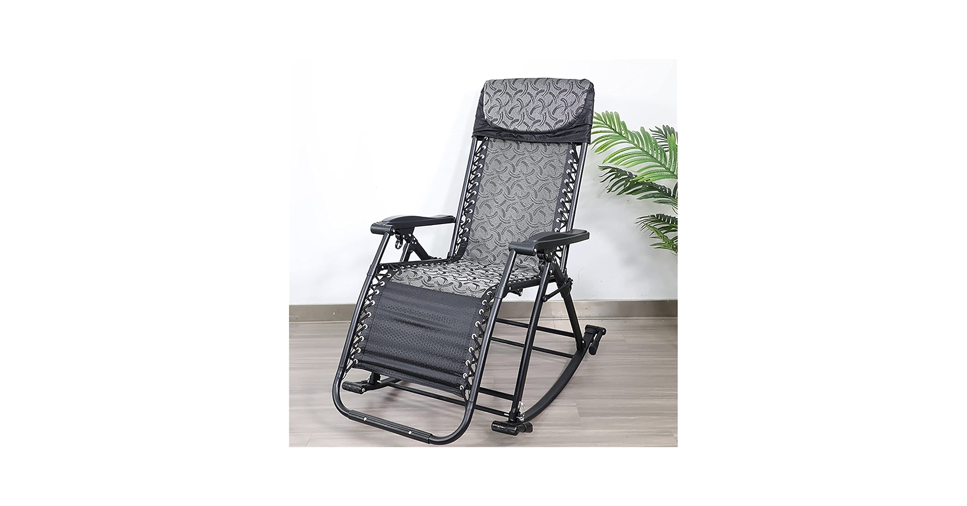 ロッキングチェア 折りたたみ ゴブラン織クッション ロココ調装飾 レトロ椅子 51OTuHr4hxL._AC_UF350,