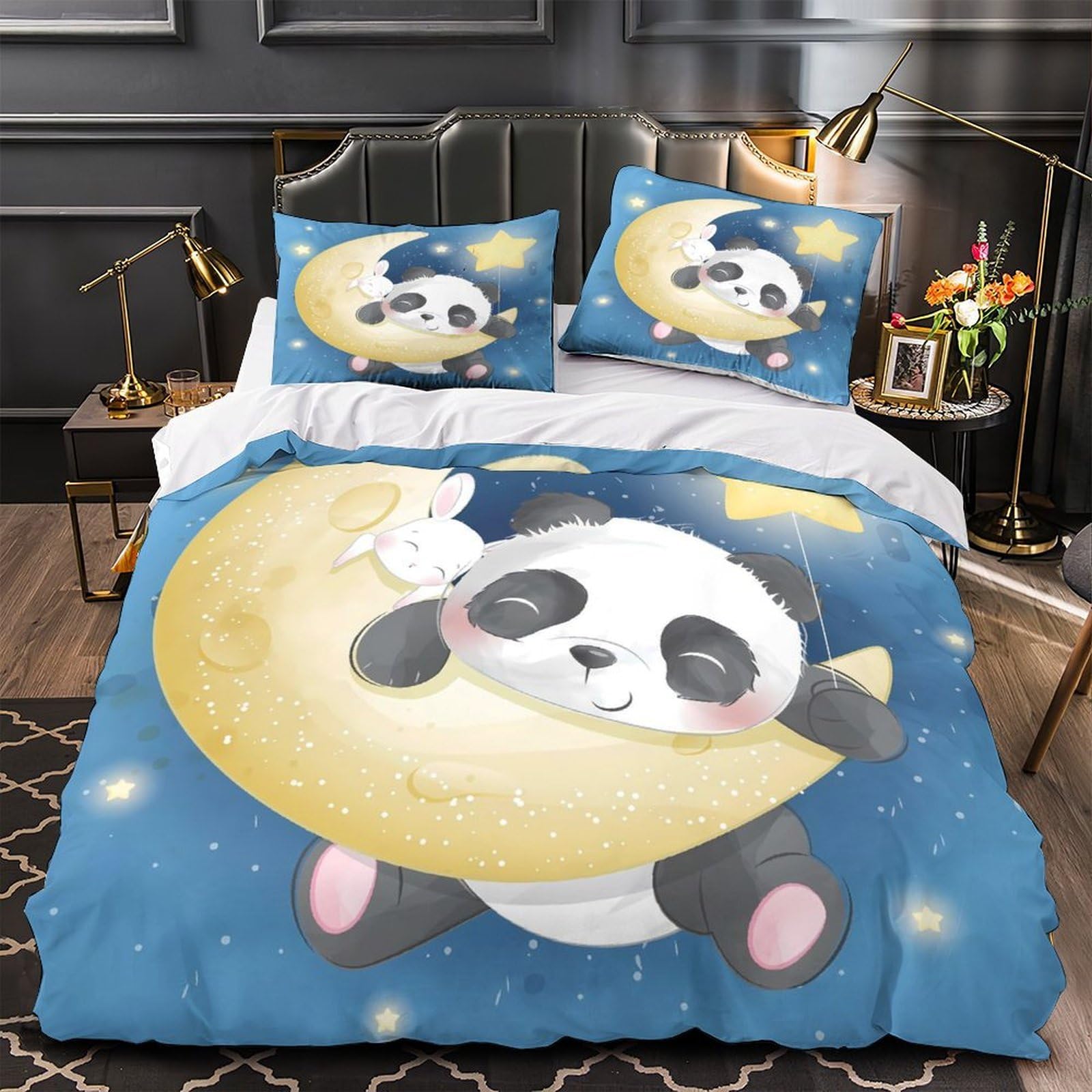 Parure de lit loutre hypoallergénique contre allergies de peau ado