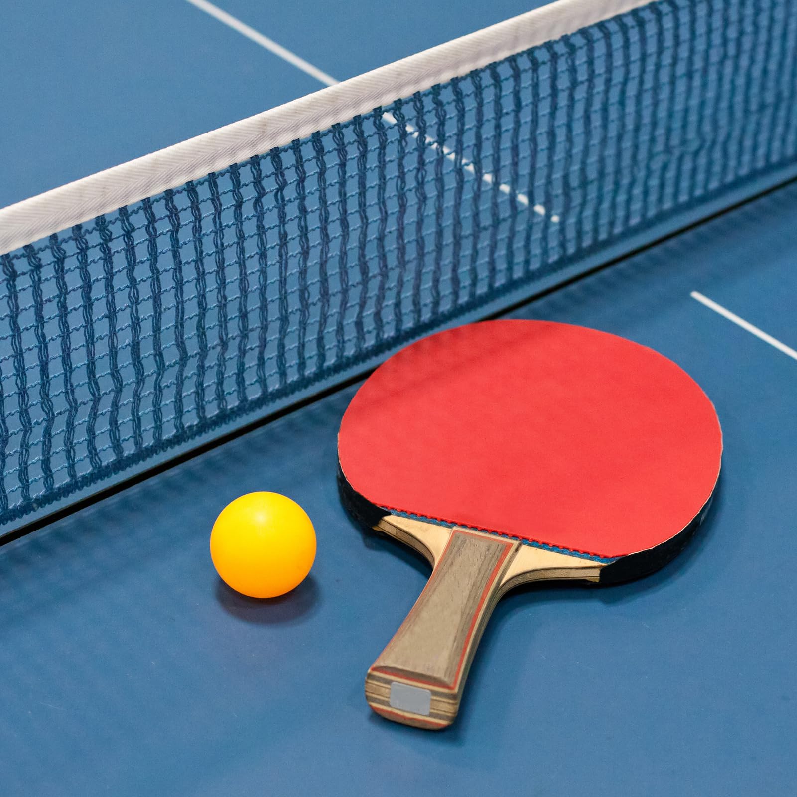 PATIKIL Cinta Lateral de Tenis de Mesa de 18", Paquete de 10 Cintas de Borde para Proteger los Bordes de las Gomas y la Pala de las Raquetas, Negra