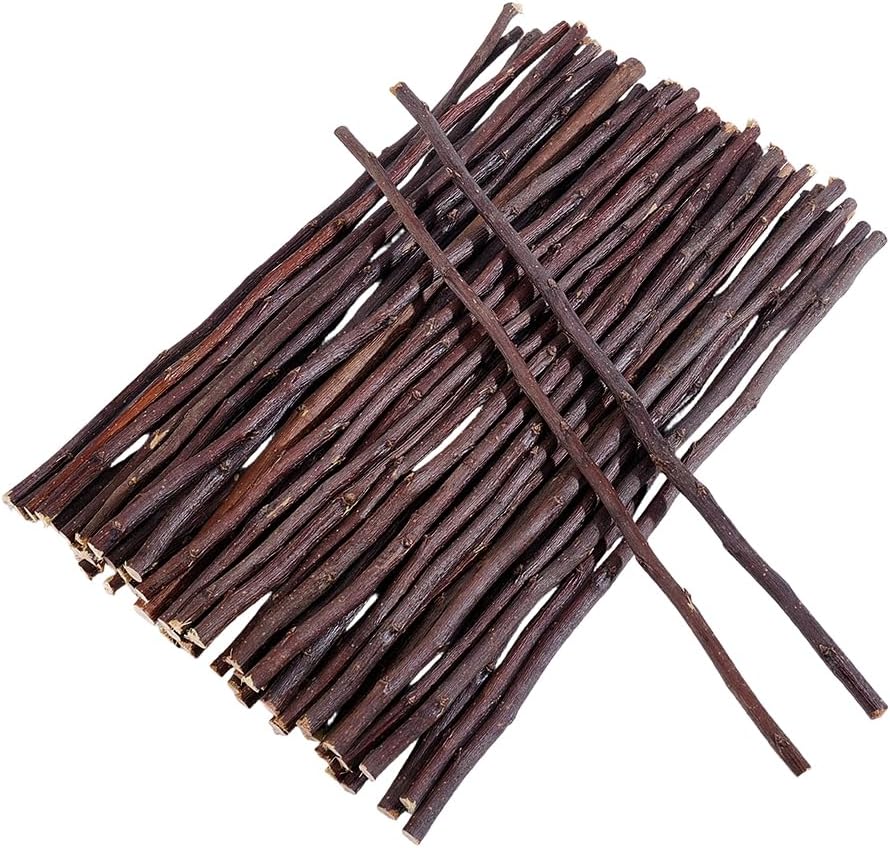 PH PandaHall 50pcs Wood Log Sticks, 15.7 Inch Natural Wood Craft Sticks Long Wooden Branches Wooden Twigs for DIY Crafting School Projects Accessory Photo Props Festival Decoration