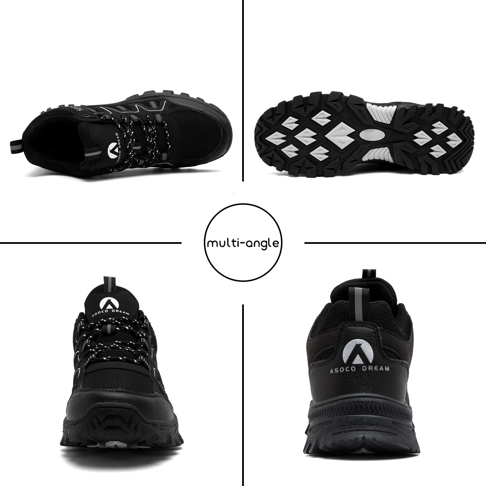 Scarpe da Trekking Uomo Donna Scarpe da Escursionismo Arrampicata Sportive All'aperto Traspiranti Antiscivolo Calzature da Passeggio