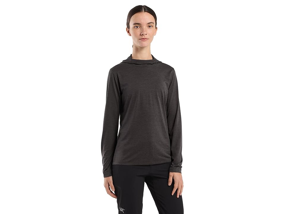 Arc'teryx Taema Hoodie (Black Heather) Women's Sweatshirt
