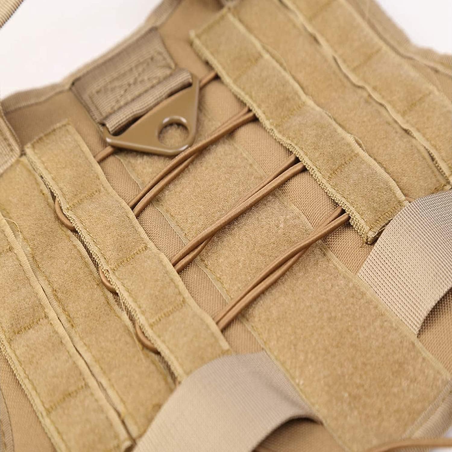 Spring.Rd Tactical Dog Harness Vest with Handle No-Pull Adjustable with Hook Loop for Training Hunting Hiking Walking (Khaki, XL) 7 71QBcLs+fiL. AC SL1500