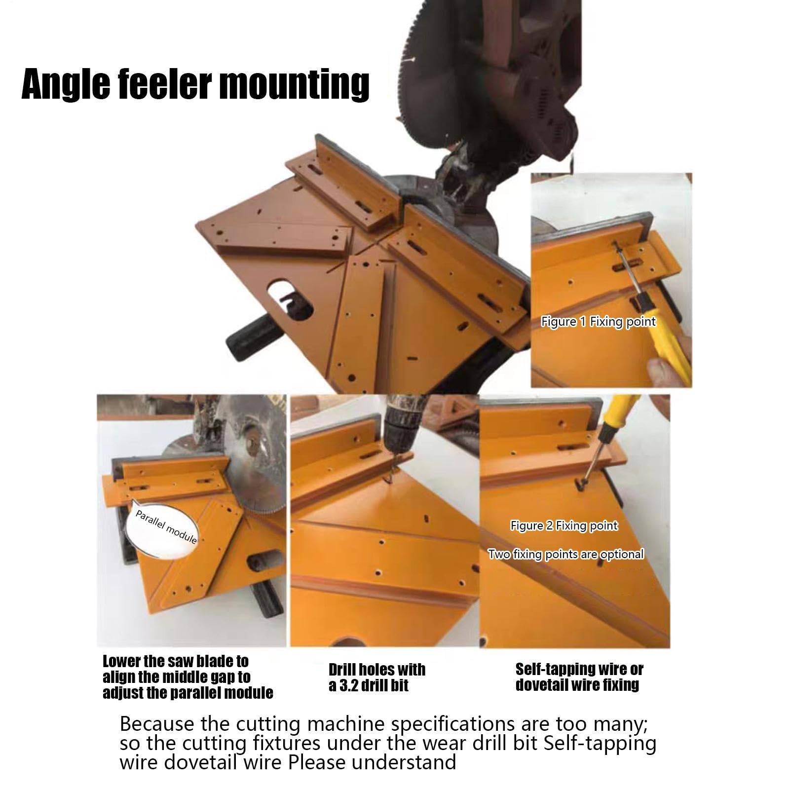 Przewodnik do cięcia kątowego, Przewodnik do cięcia kątowego Przewodnik | Akcesoria do ościeżnic okiennych drzwi z precyzją do obróbki drewna, majsterkowania