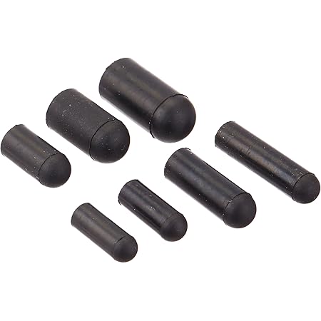 25 Rubber Vacuum Caps For 3/16" O.D. Tube - Foto 4