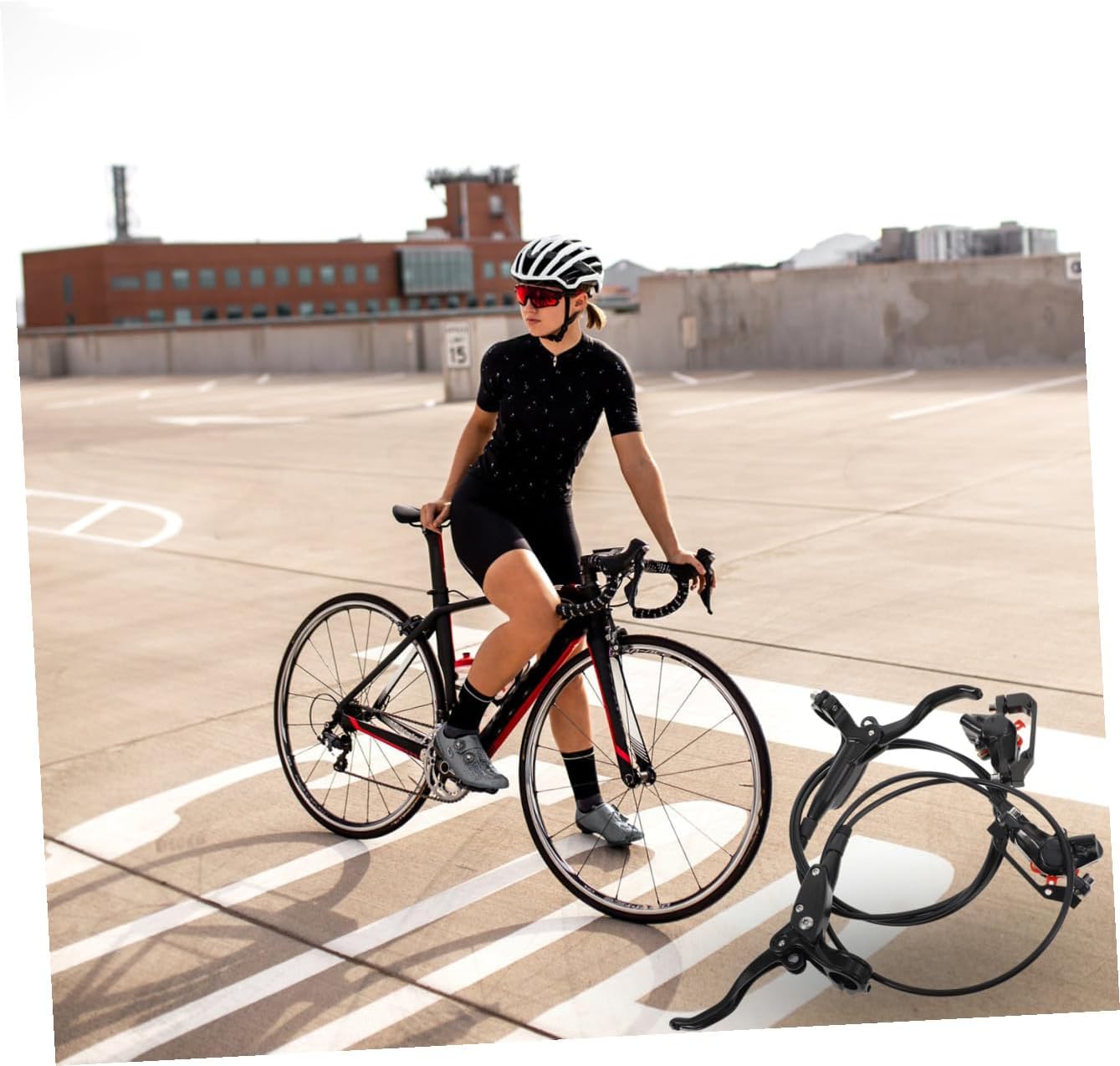Milisten 2pcs High Strength Cycling Disc Brakes Sturdy Stylish and Easy to Install