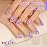Double Rhythm 0.5 OZ Cat Eye Gel Polish with Magnet 15ML Holographic Glitter Shimmer Translucent Jelly Color Magnetic Nail Polish Salon DIY at Home (Lavender-MC1210)