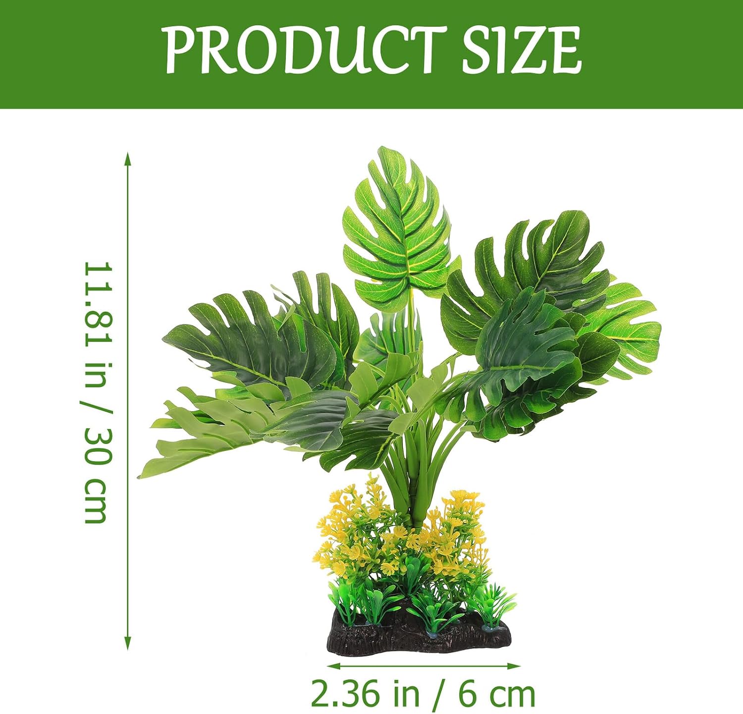 Artificial Water Grass Aquarium Plant Plastic Aquatic Plant Decor Natural Tank Landscaping Ornament for Fish Tank Aquarium Adornment
