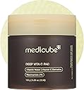 medicube Toner Pads Deep Vita C Facial Toner Pad for Uneven Skin Tone & Texture | Vitamin Water and 3 Types of Vitamin, Deeply Hydrating & Resurfacing Pad | Korean Skin Care, 70 Pads (1 Pack)