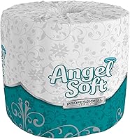 Georgia-Pacific Angel Soft 2-Ply Toilet Paper Bulk, 80 Rolls (16880), 450 Sheets/Roll, Septic Safe Professional Tissue