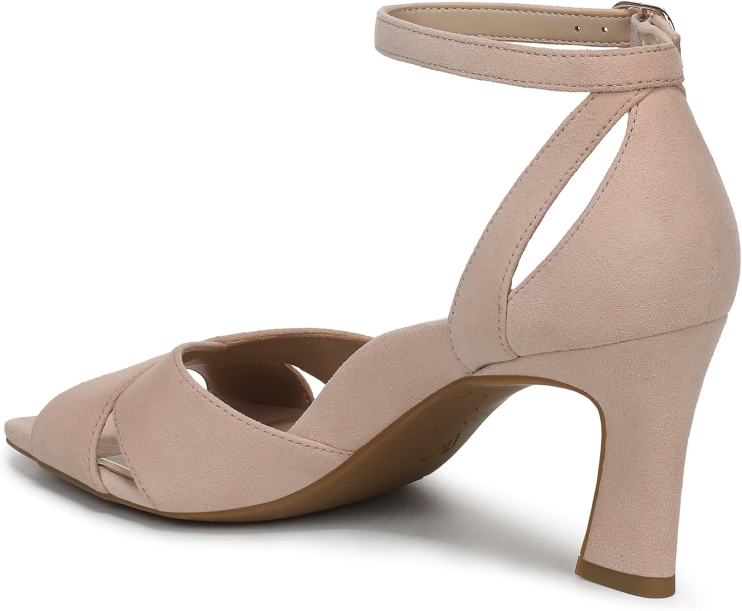 Vionic Women's Charmaine Heeled Sandal Cameo Rose Suede 7.5 M