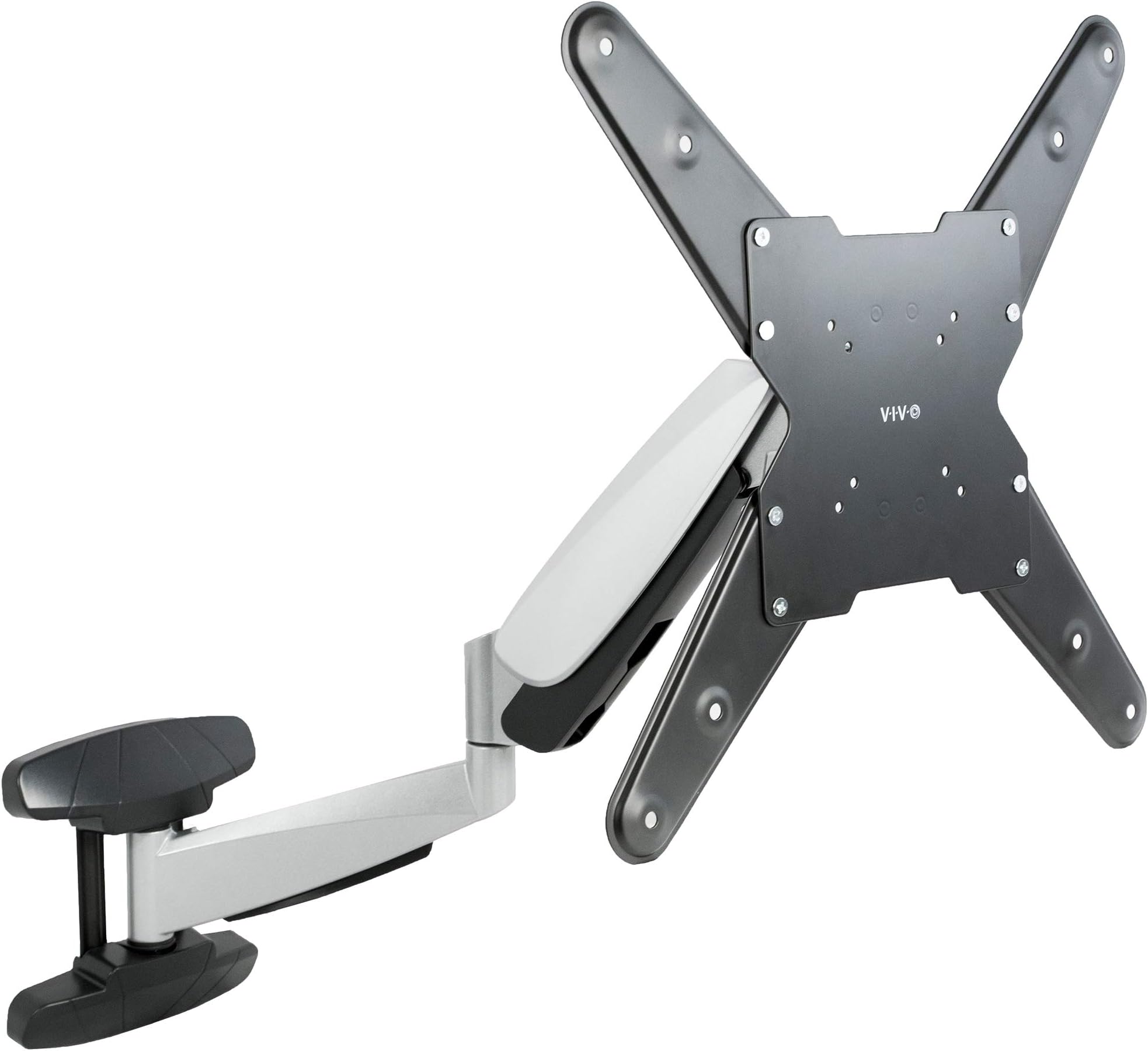 VIVO Counterbalance 40 to 70 inch LCD LED Plasma Screen TV Wall Mount, Above Fireplace Height Adjustable Pneumatic Spring Fully Articulating Bracket, Silver, MOUNT-VW03G