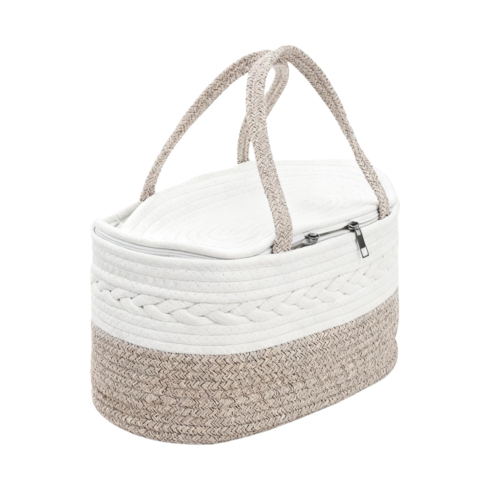 Cesta De Pañales Para Bebé Bolsa Portátil De Gran Capacidad