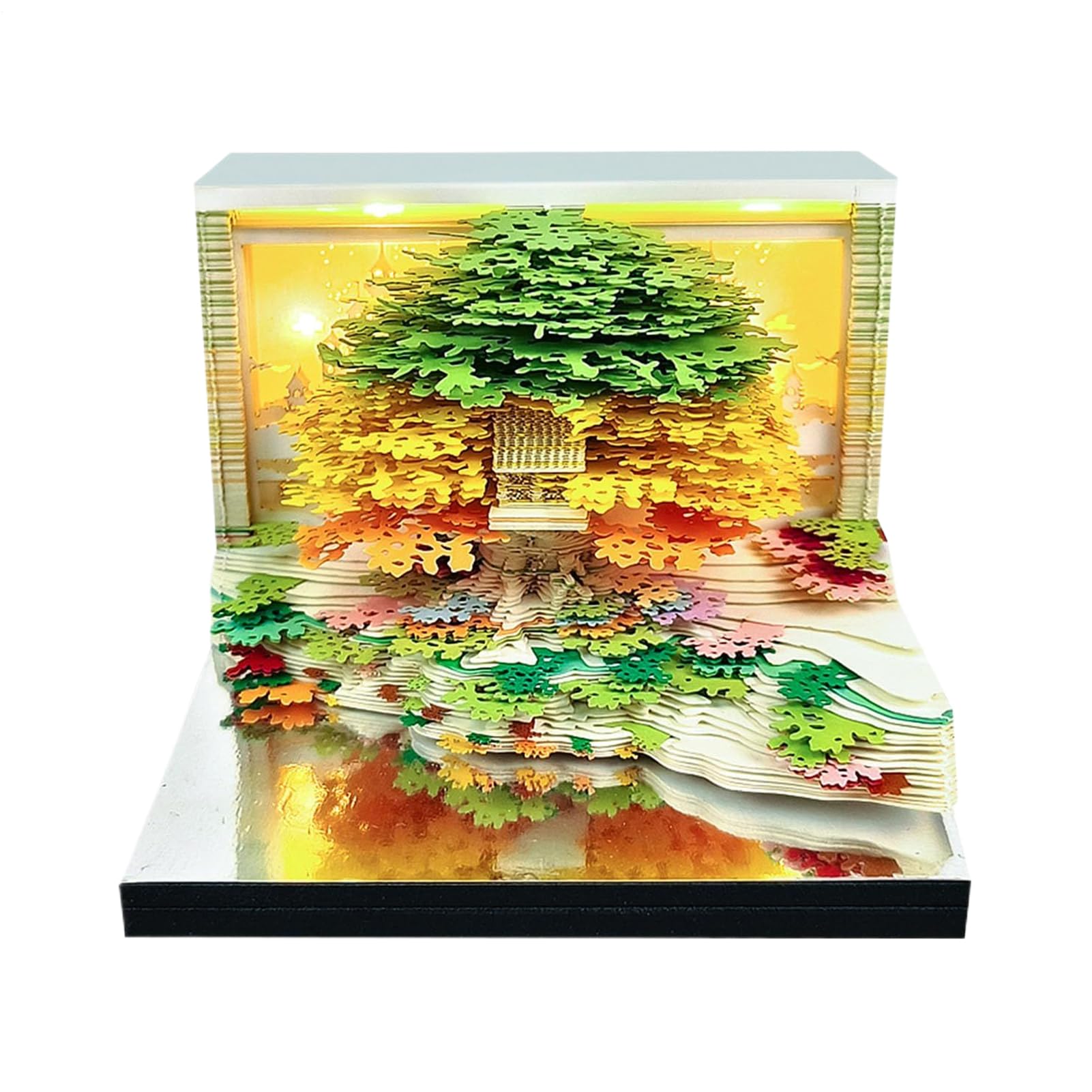 Uhrwerk Kalender 2026 Skulptur Kalender 2026 | Abreißblock Mit Blumen Design Dekoratives Notizbuch Für Lehrer Zuhause Büro Weihnachten
