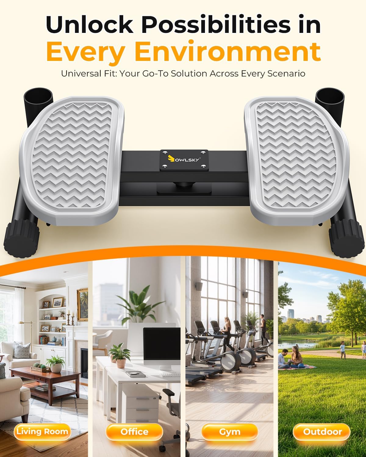 Owlsky Waist Twister Machine Exercise, Ab Twist Board With 3...