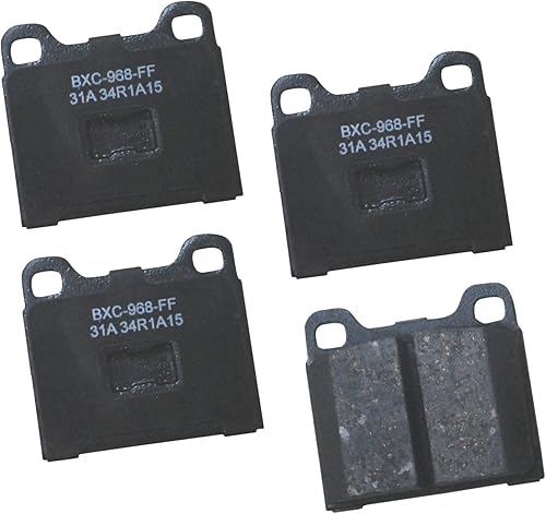 Miniatura 31 de Bendix Pastillas de freno traseras de cerámica Premium SBC1100 para Nissan Frontier 2024-2005, Xterra 2015-2005, Suzuki Equator 2012-2009