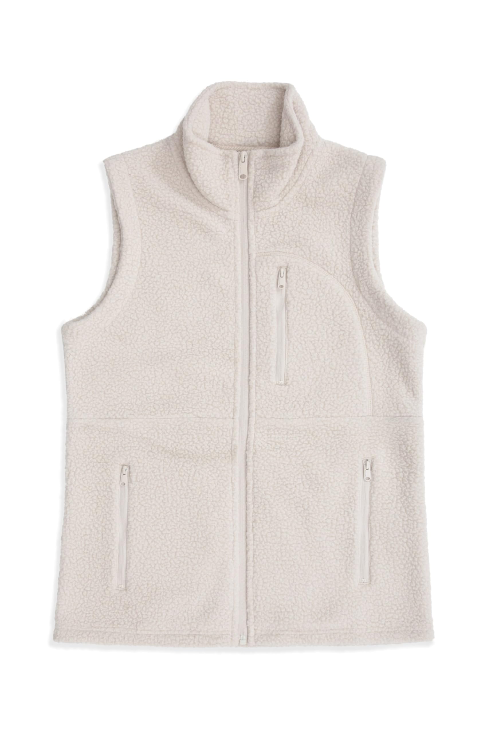 Animal Buxton Womens Borg Gilet - Lightweight, Easy Layering, Warm & Cosy, Zipped Pockets, Ladies Casual Wear - Spring Summer, Outdoor, Walking, Travel Beige 12