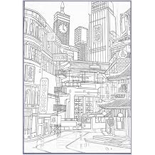 Light Up City Painting - View Night View LED Wall Art Darkening Canvas Decoration Picture for Bedroom Living Room Children's Room Study Entrance Corridor Decoration