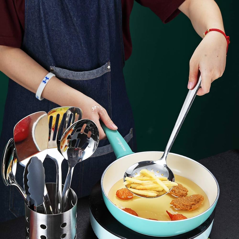 Roestvrijstalen Schuimspaan - Berglander Zeef Voor Niet-stick Pannen