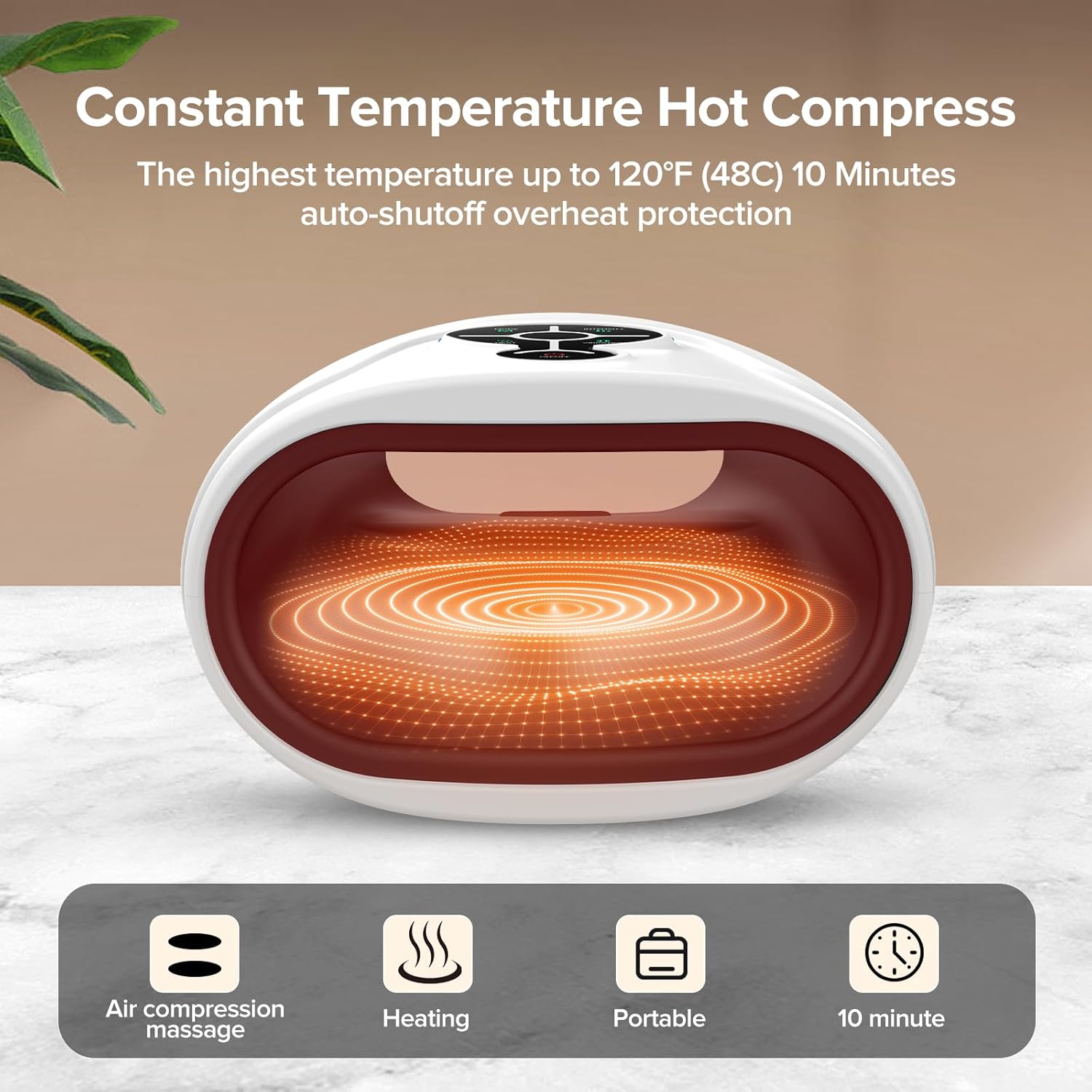 AERLANG Hand Massager,Valentines Day Gifts for Her Him Birthday Gifts for Women Mom Hand Massage Machine with Heat and Compression Cordless Electric Hand Massager for Arthritis and Carpal Tunnel - Image 5