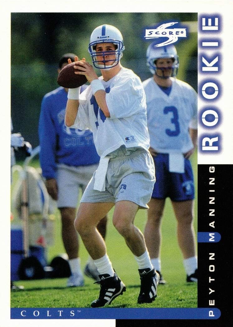 1998 Score Football #233 Peyton Manning Rookie Card