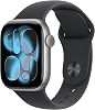 Apple Watch Series 11 [GPS 42mm] Smartwatch con caja de aluminio gris espacial y correa deportiva negra - M/L. Puntuación de sueño, rastreador de actividad física, monitoreo de salud, pantalla siempre activa, resistente al agua 1