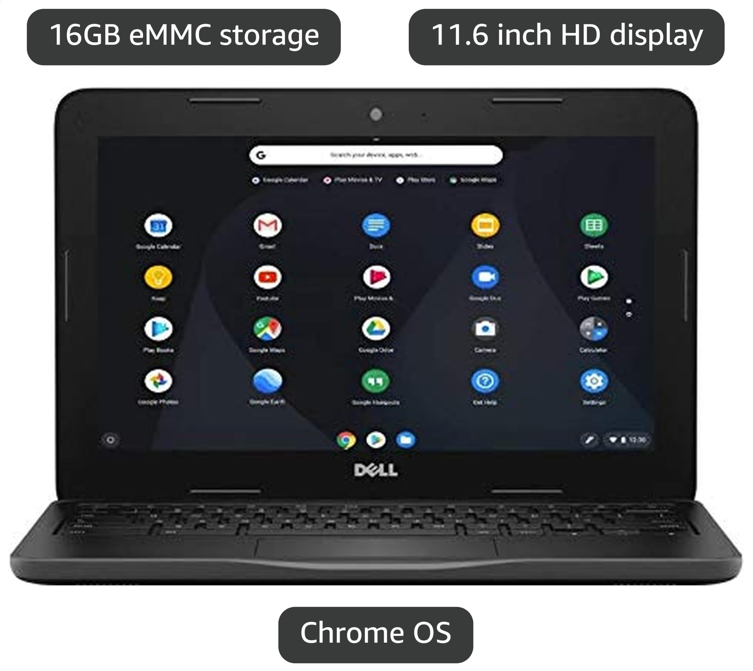 Amazon.com: Dell 2019 New Inspiron 11 Chromebook, 11.6