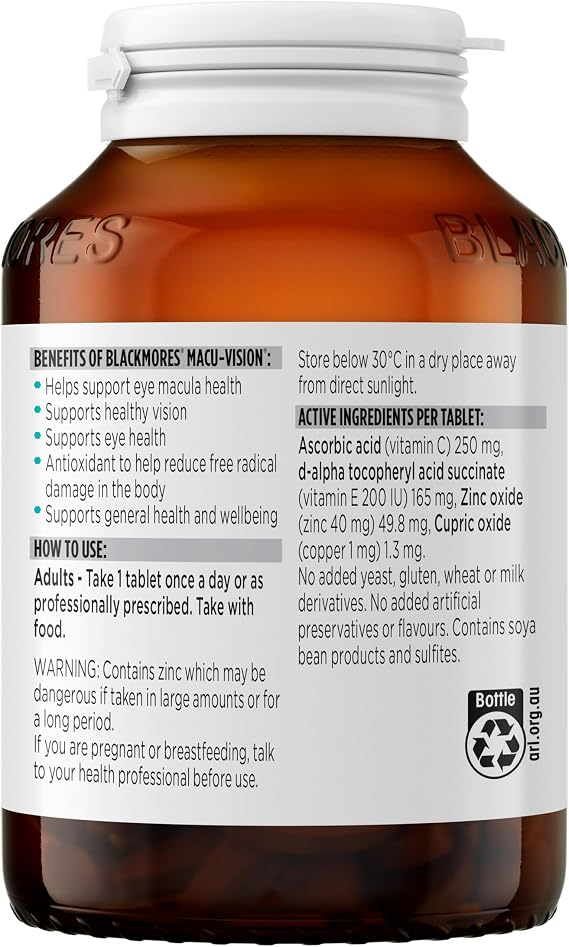 Blackmores Macu-Vision, 150 Tablets