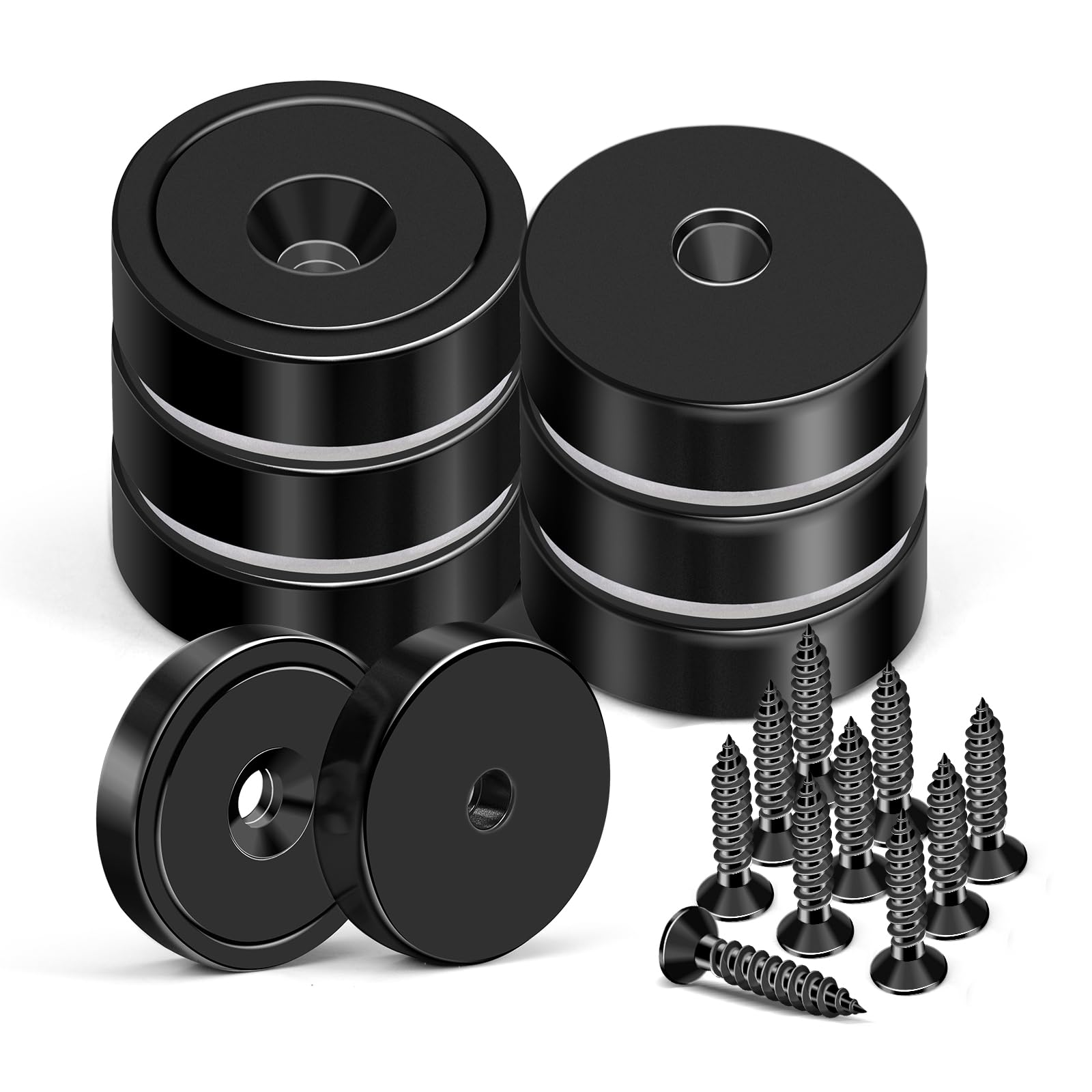 MIKEDE Magnetic Hooks Heavy Duty 150LB Strong Magnet with Screw Hole — Amazon image 15