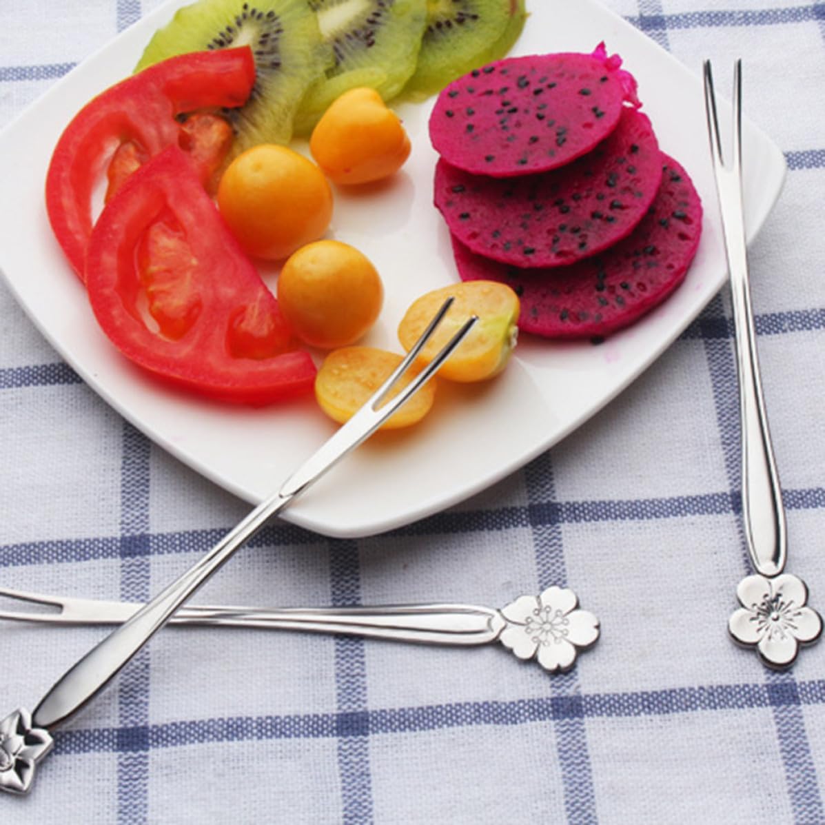 Fruit Forks, Stainless Steel for Parties 5pcs