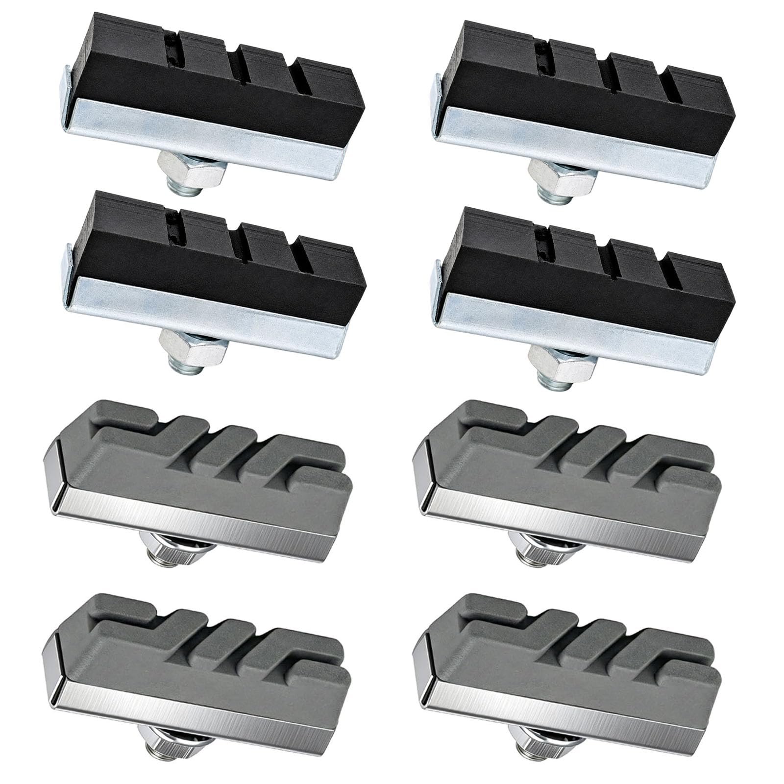 Bike Brake Pads, 8 Pack Brake Blocks for Bicycle, Routine Brake Replacement Maintenance, Vintage Bike Restoration Projects, Urban Commuter Cycling Safety.