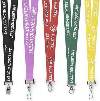 Custom Lanyard Personalized Lanyards with Name Text Logo Custom Lanyards Personalized for Event Office