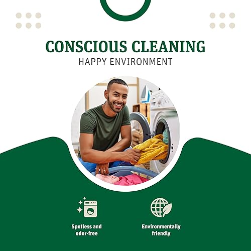Miniatura 7 de Grab Green Limpiador de lavadora, 5 unidades, sin fragancia, a base de minerales, elimina depósitos y olores, limpia naturalmente