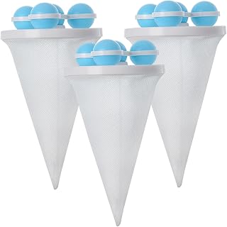 lint catcher for washing machine 3pcs fine mesh liquid washing machine hair catcher reusable pet hair remover for washing 3.6 * 6.9.