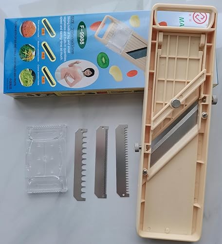 Miniatura 3 de Mandolina de mano - Cortadora de estilo japonés para verduras, repollo, pepino y zanahorias