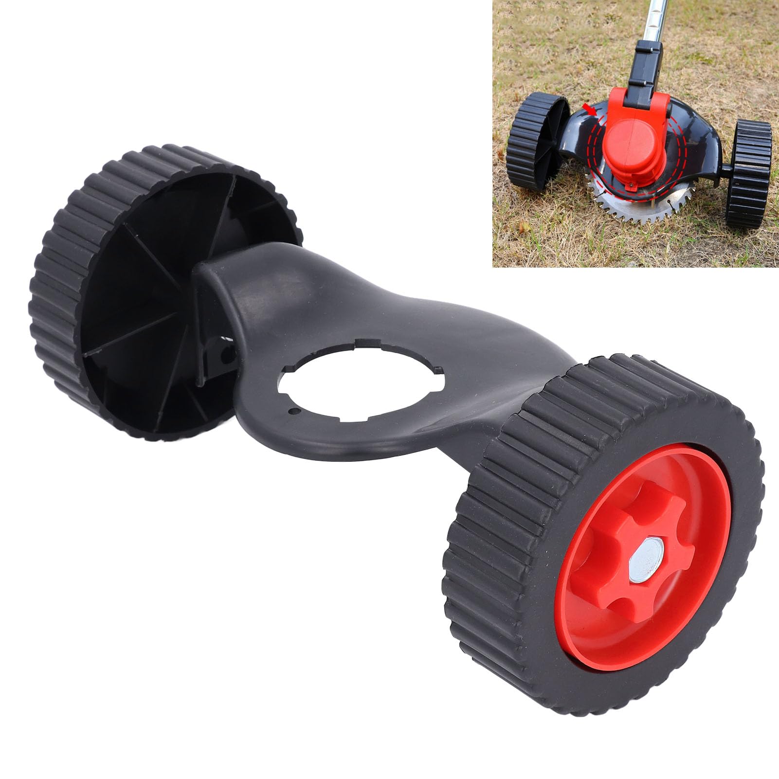 Roues De Support Réglables Pour Coupe-Bordure - Accessoire Universel Pour Tondeuse, Stable Et Facile à Installer