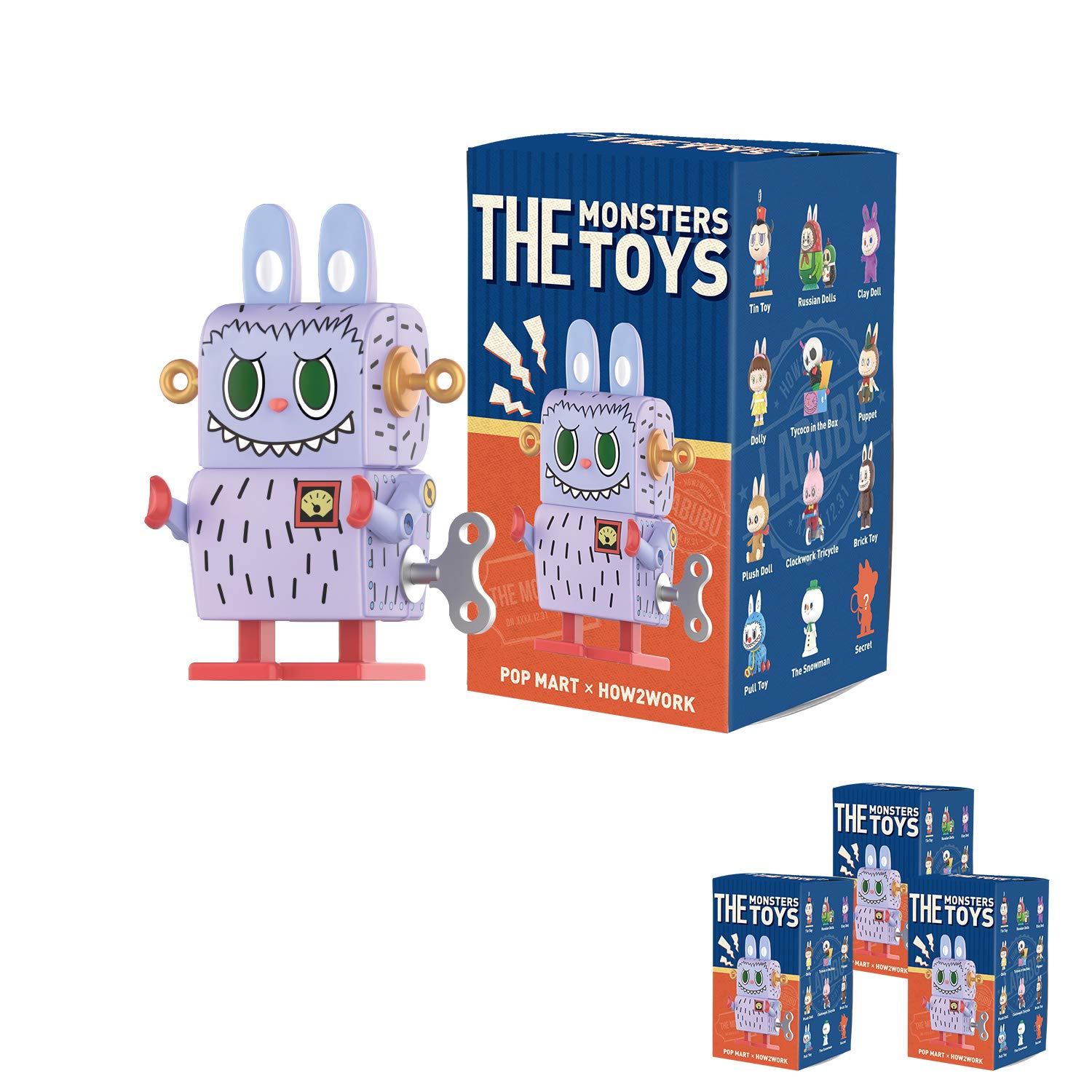 Buy POP MART Labubu The Monster Toys Series 3PC, Cute Kawaii Mini Toy