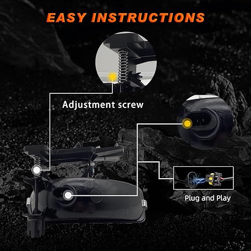 Miniatura 6 de Shocklight Luces antiniebla compatibles con Chevy Silverado 1500 2500 1999-2002, Silverado 3500 2000-2001, SuburbanTahoe 2000-2006 (no para modelo