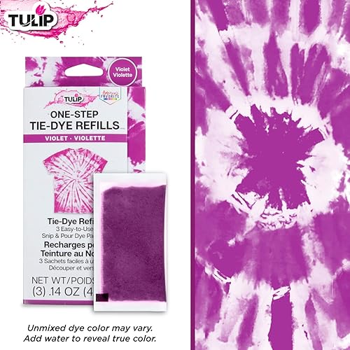 Vista 78 de Tulip 29040 - Tinte anudado, color morado