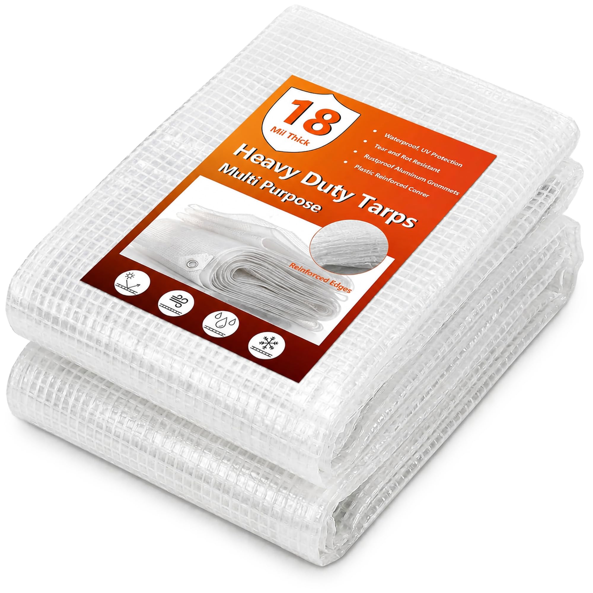 TENTOPMIC 18 Mil Greenhouse Plastic Tarp